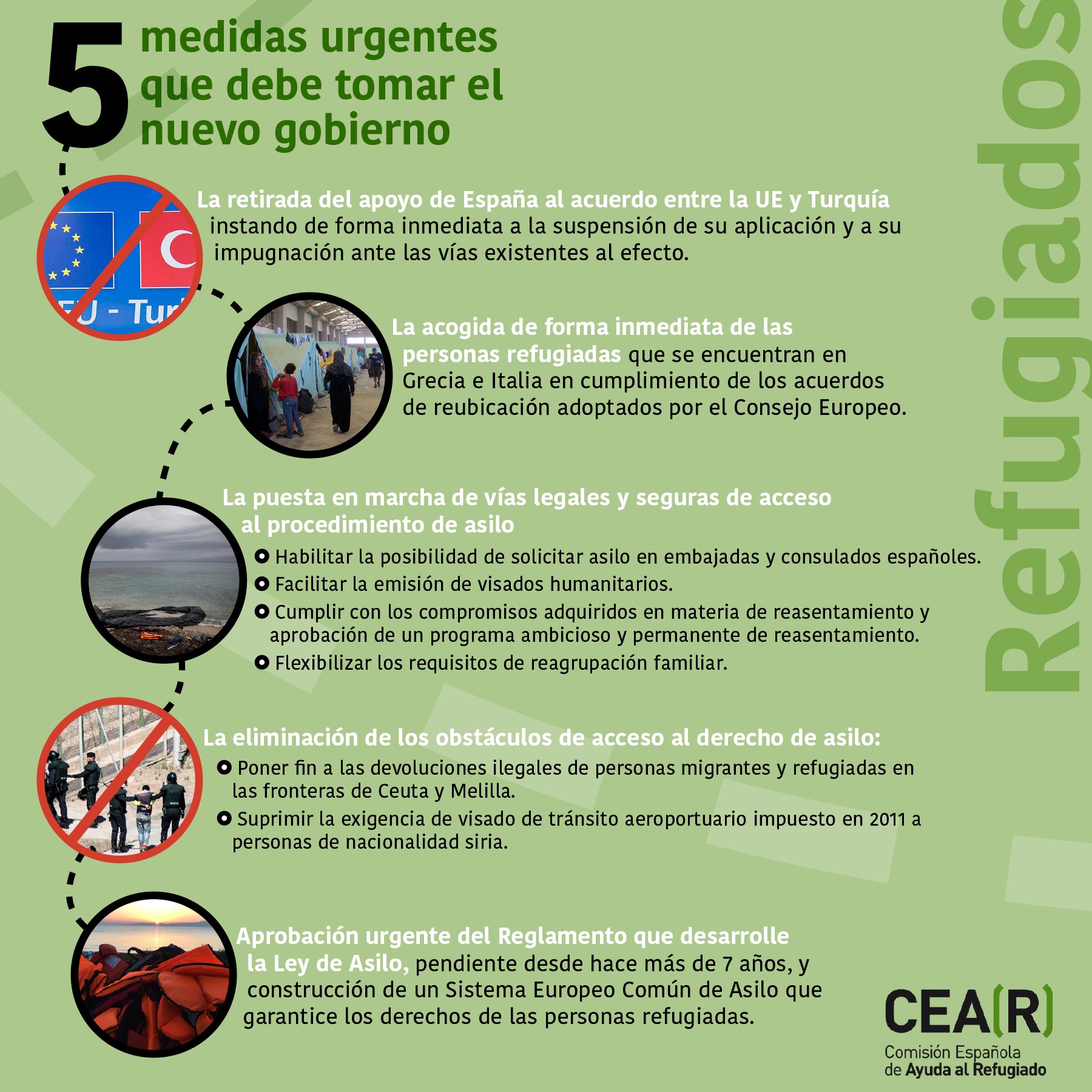 MEDIDAS URGENTES 5 medidas nuevo Gobierno