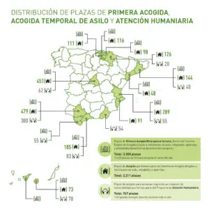 Plazas - acogida - 2023 - CEAR