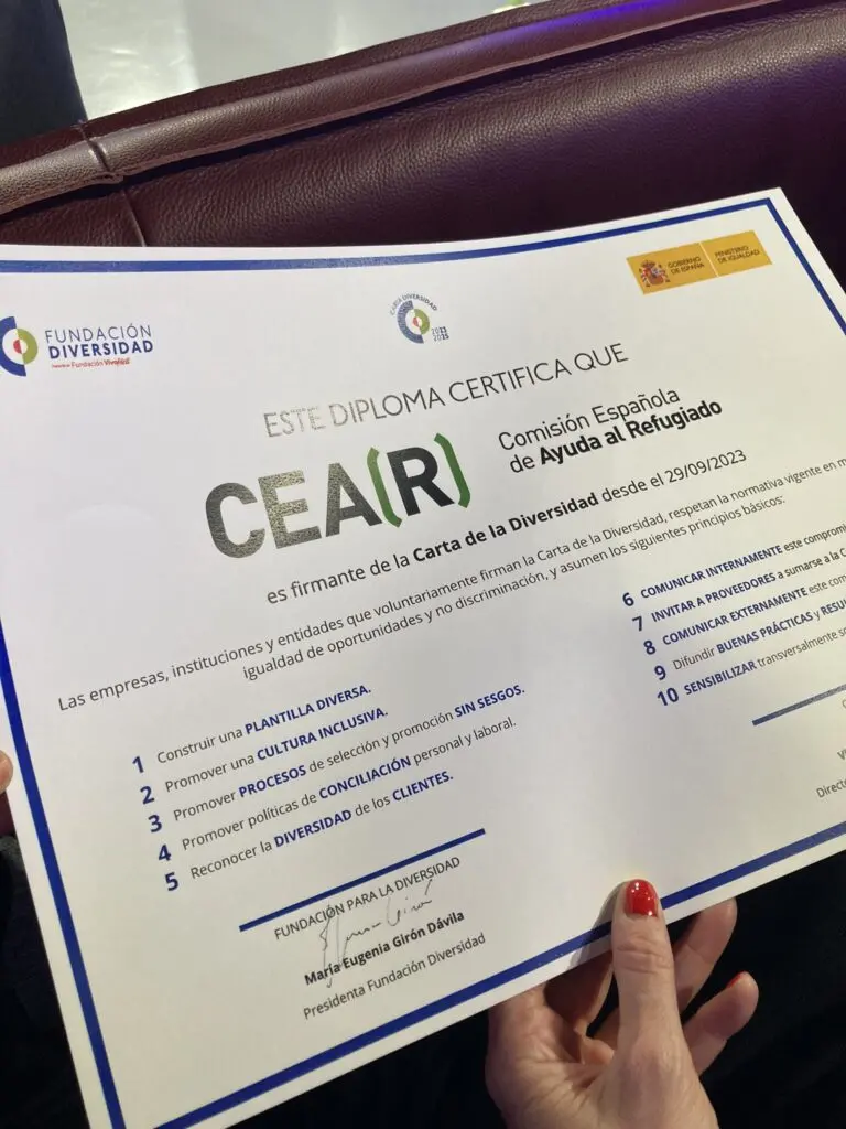 Carta Diversidad - cear - premio - fundación - inclusión 