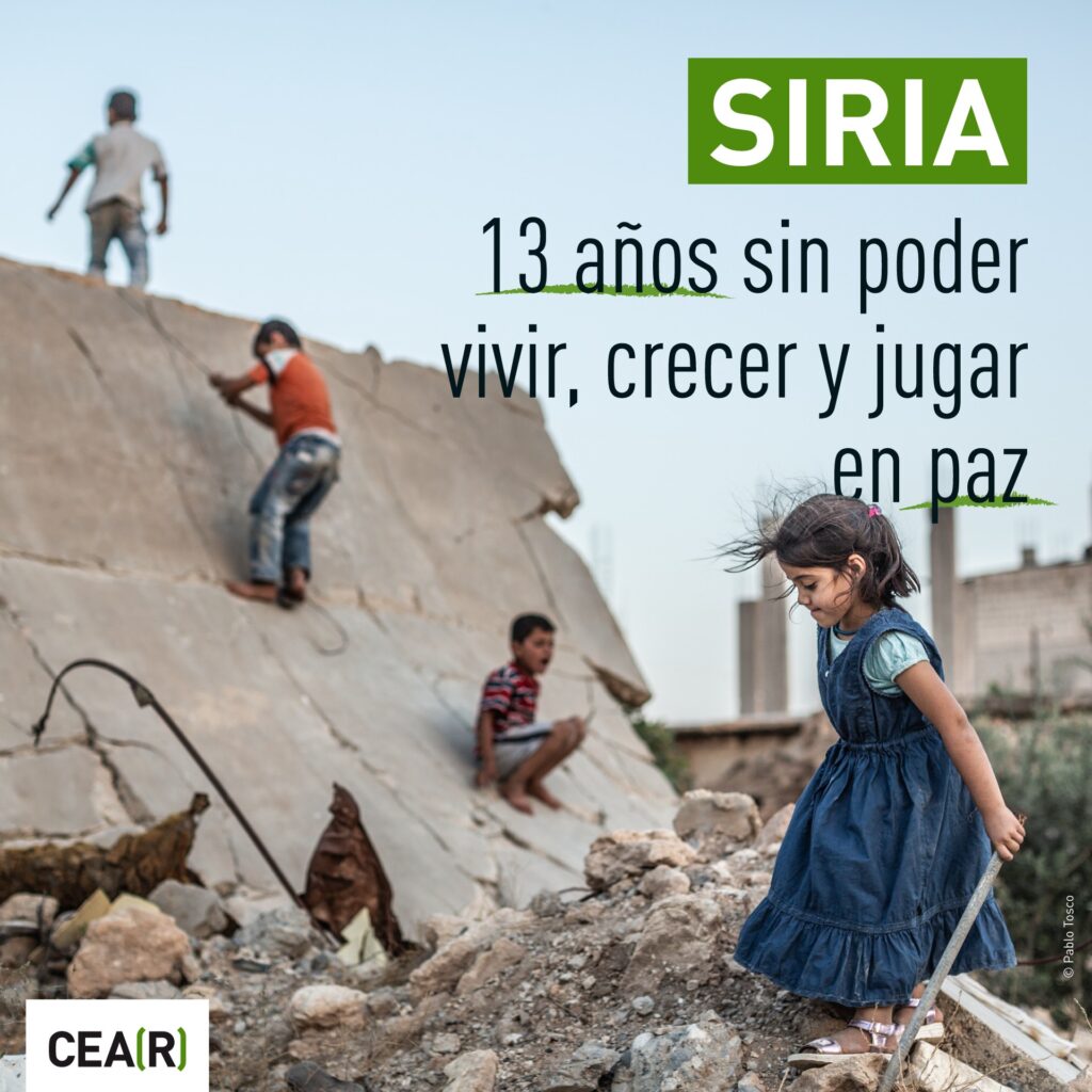 aniversario - siria - niños - niñas - gráfica - CEAR